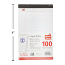 Bloc de notas para 50 hojas, 5 x 8 ", blanco