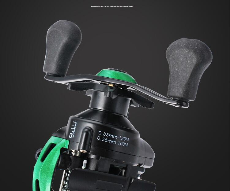 Carrete de pesca Casting 19+1BB Alta velocidad