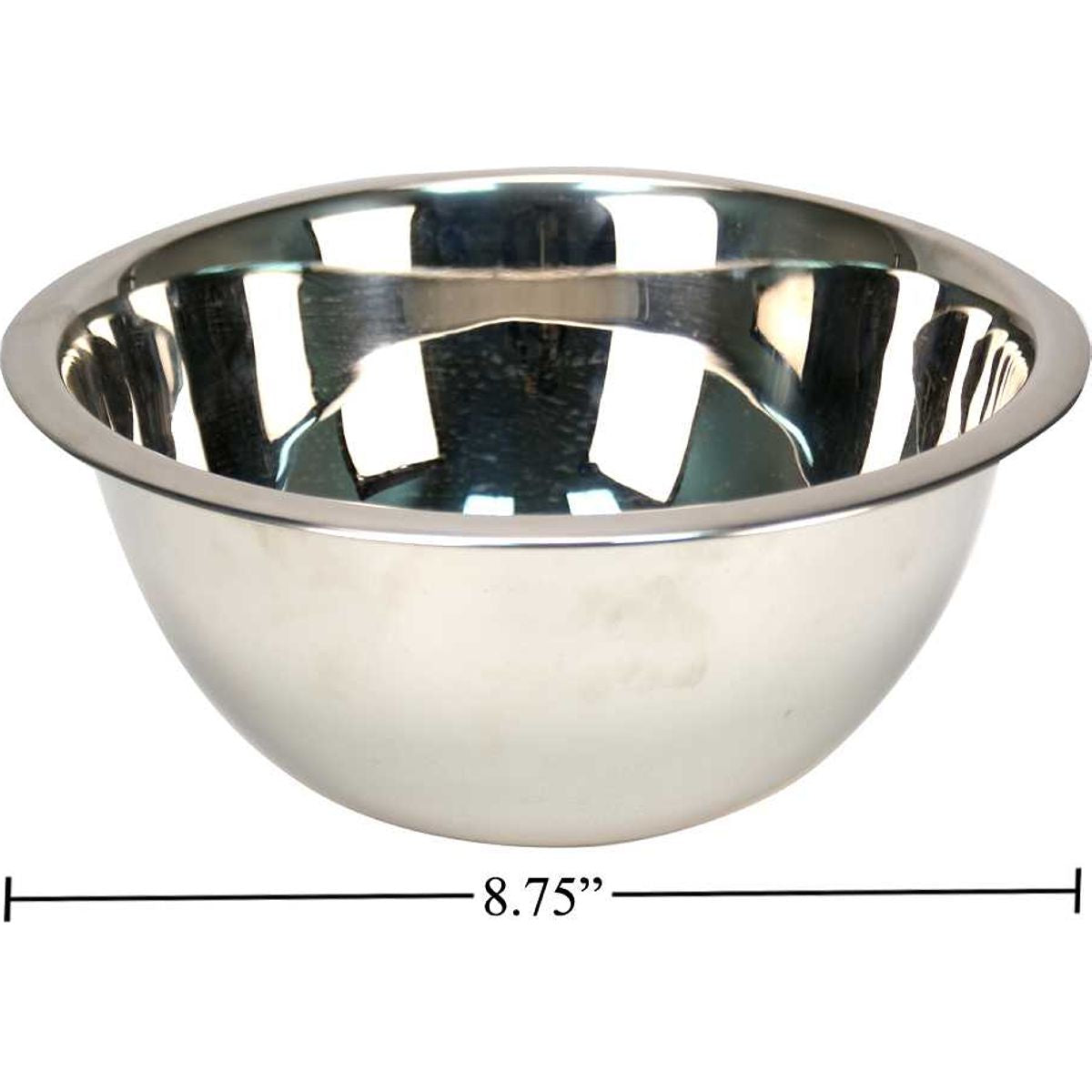 Tazón bowl para mezclar en acero inoxidable Luciano S / S 8.5 "1.55L