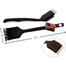 BBQ 17 "x3.5" Cepillo para parrilla Palmyra con raspador