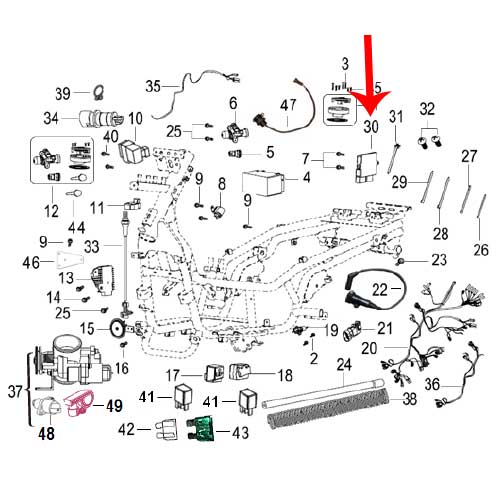 Computadora central ECU (ZAFFERANO250)