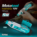 Moto Tool Inalambrico 12V 1.5Ah. Incluye batería y cargador. Incluye 100 Accesorios TMGLI0801