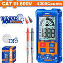 Multímetro Digital 2000 dígitos. CATIII 600V. Función inteligente. Rango automático.