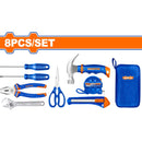 Herramientas Manuales 8 pzs.(Tijera,Exacto,mini martillo,alicate, destornilladores, cinta) (Juego)