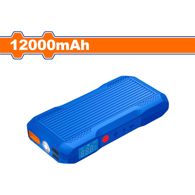 Arrancador jumper de Iones de Litio 14V Capacidad de 12000mAh. Ideal para motores de 4L