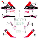 Calcomania TRK del penal de proteccion derelantero derecho (TRK502X)