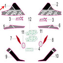 Calcomania TRK del panel protector delantero derecho (TRK502X)