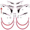 Calcomania II del covertor derecho del tanque de combustible (TRK251)