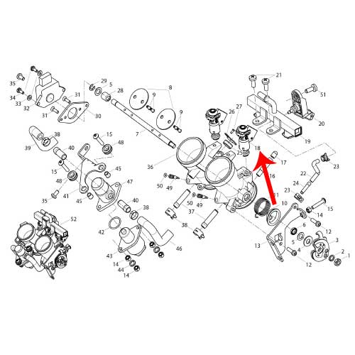 Inyector (LEONCINO500 / TRK502X)