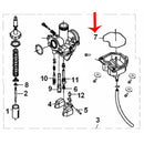 Empacadura del deposito de carburador (RKG150 / TX200)