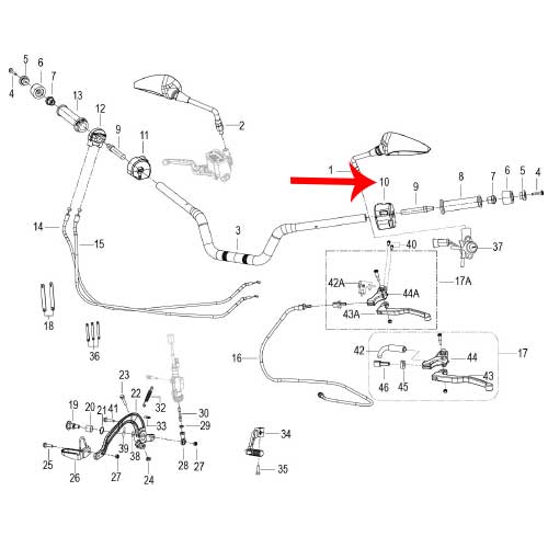 Mandos izquierdos (TRK502X)
