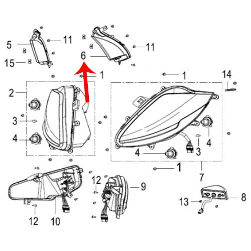 Direccional delantera izquierda (ZAFFERANO250)