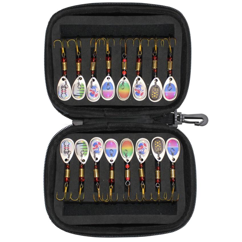 Kit señuelos insecto 16 Uds. estuche de tela