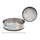 Tamiz Luciano 7.5 "Dia. S / S, malla fina