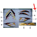 Calcomania II covertor lateral izquierdo (TX200)