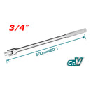 Mango Articulado para Socket 1 Pieza. 3/4" 500 mm(20"). CrV