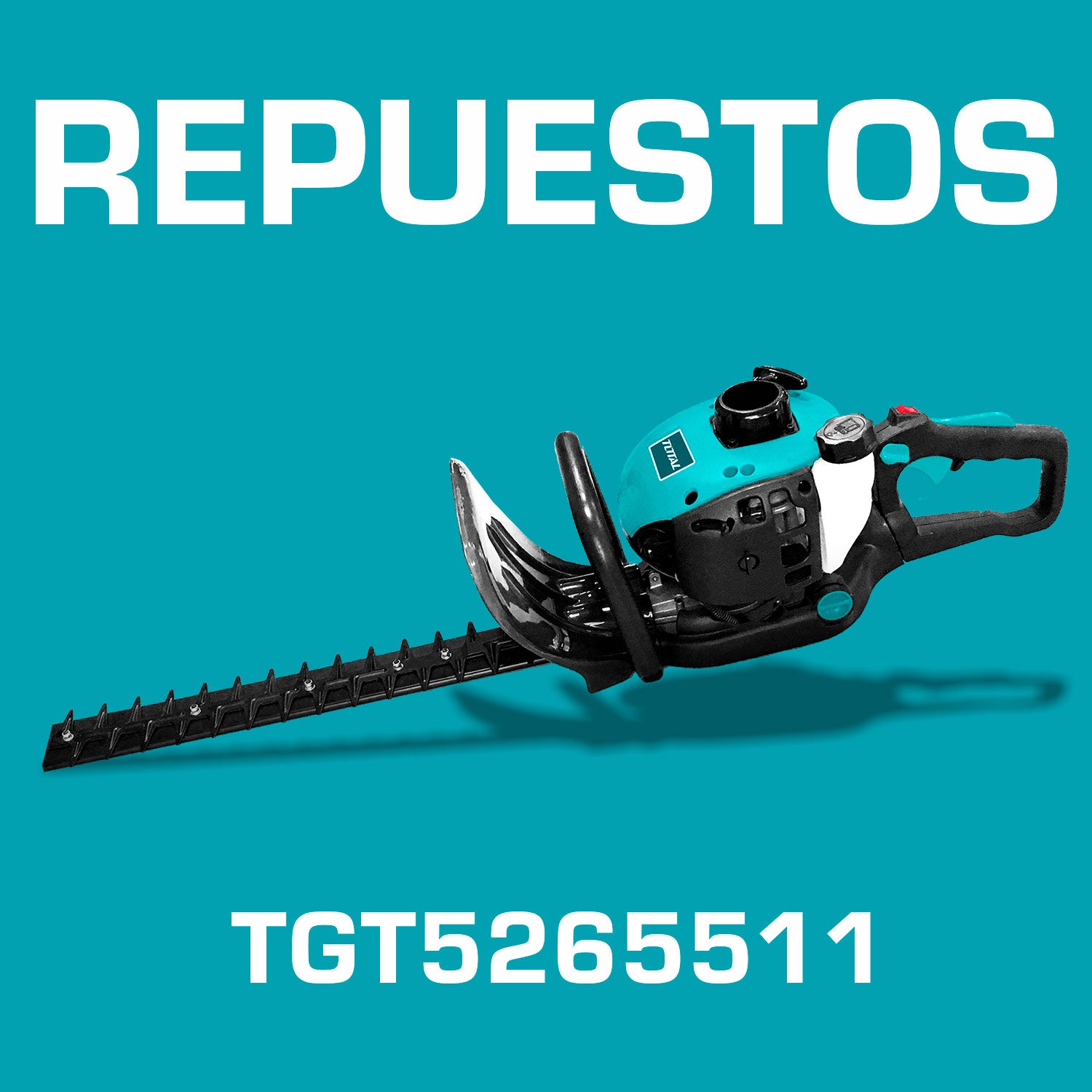 Repuestos Cortadora de Arbustos a Gasolina. Motor 2 tiempos 0.75KW (1HP). Codigo TGT5265511