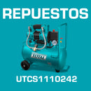 Repuestos Compresor de Aire 24L 1.5Hp (sin aceite). Codigo UTCS1110242