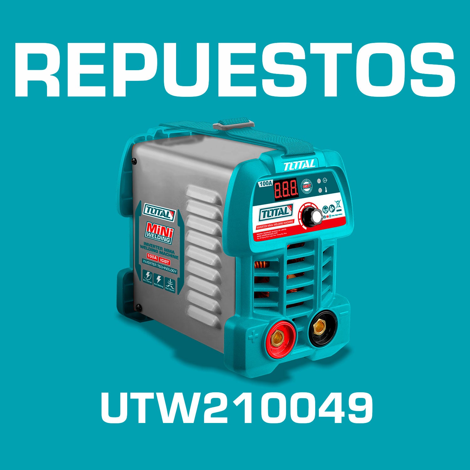 Repuestos Máquina de Soldar Inverte 100A. 110-120V Codigo UTW210049