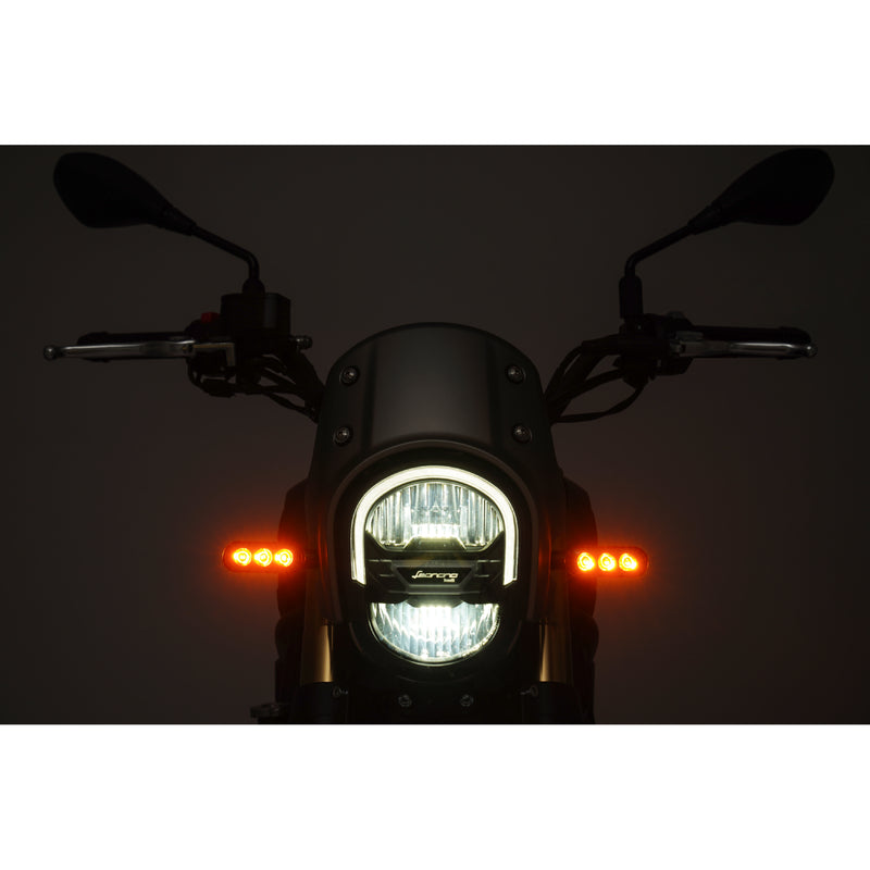 Benelli Leoncino Trail 800. 754cc Motor Bicilindrico enfriado por liquido.