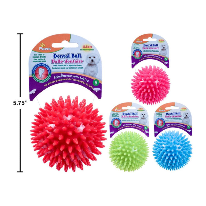 Bola dental redonda, 3.3 "de diámetro,  (1pza) (Viene en colores variados al azar)