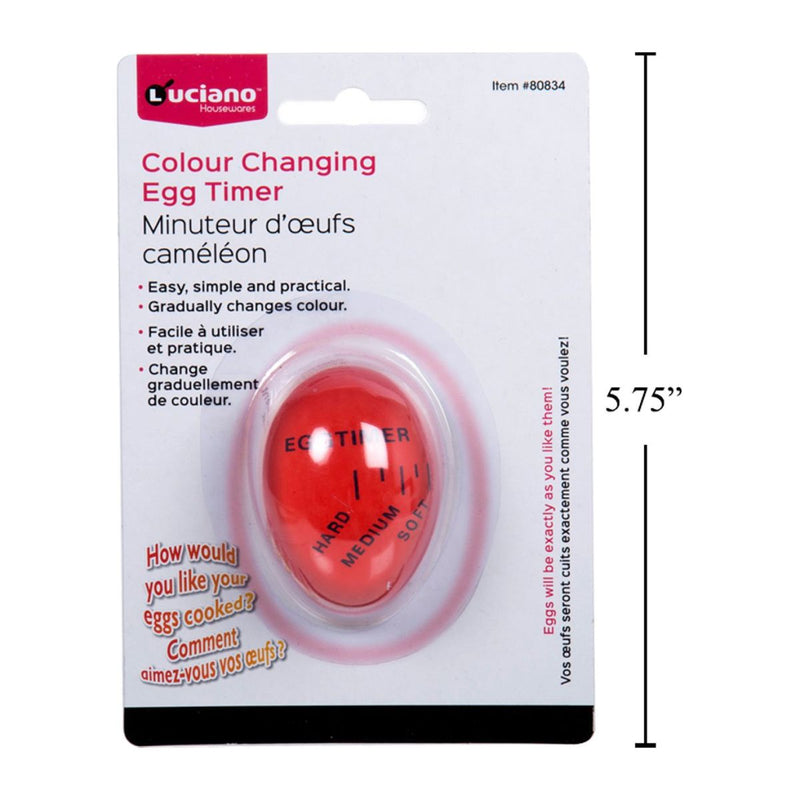 Temporizador de cocina de huevo con cambio de color Luciano