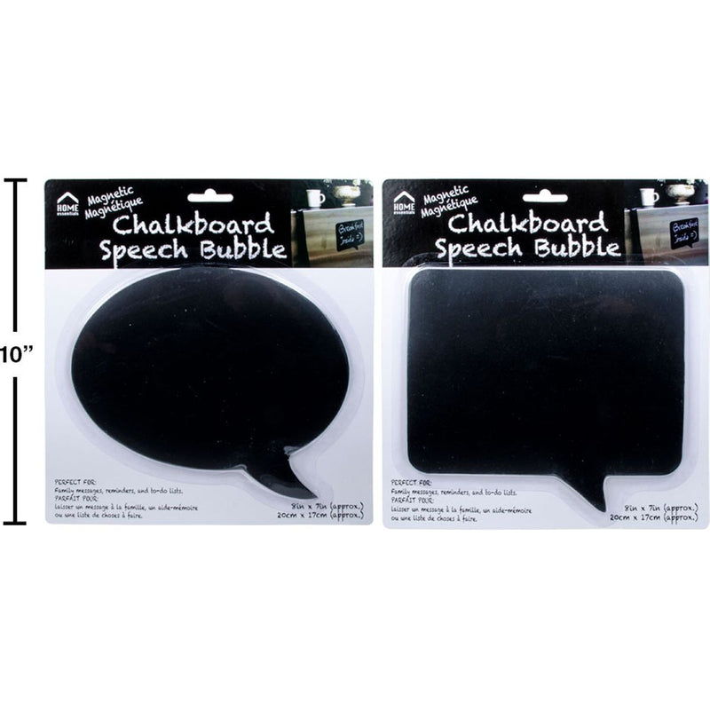 Pizarra magnética, 2 burbujas de discurso de estilo, 20x16.5cm
