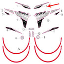 Calcomania del covertor frontal superior izquierdo (TRK251)