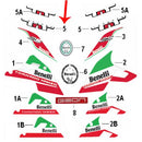 Calcomania del covertor del tranque de combustible (TNT25)