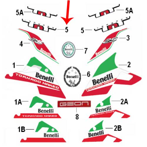 Calcomania del covertor del tranque de combustible (TNT25)
