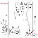Tuerca hueca (K-BLADE125,TNT150, TNT25, ZAFFERANO250, 302S, LEONCINO500, TRK502X, TNT600)