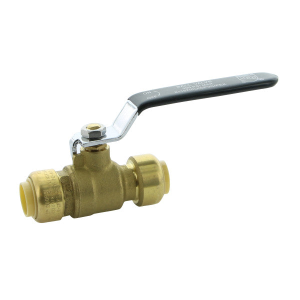 Válvula de bola de empuje (Push On) de 1/2"