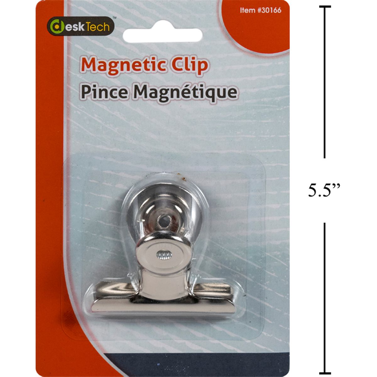 Clip magnético prensa papeles Bulldog Desk Tech de 2 pulgadas