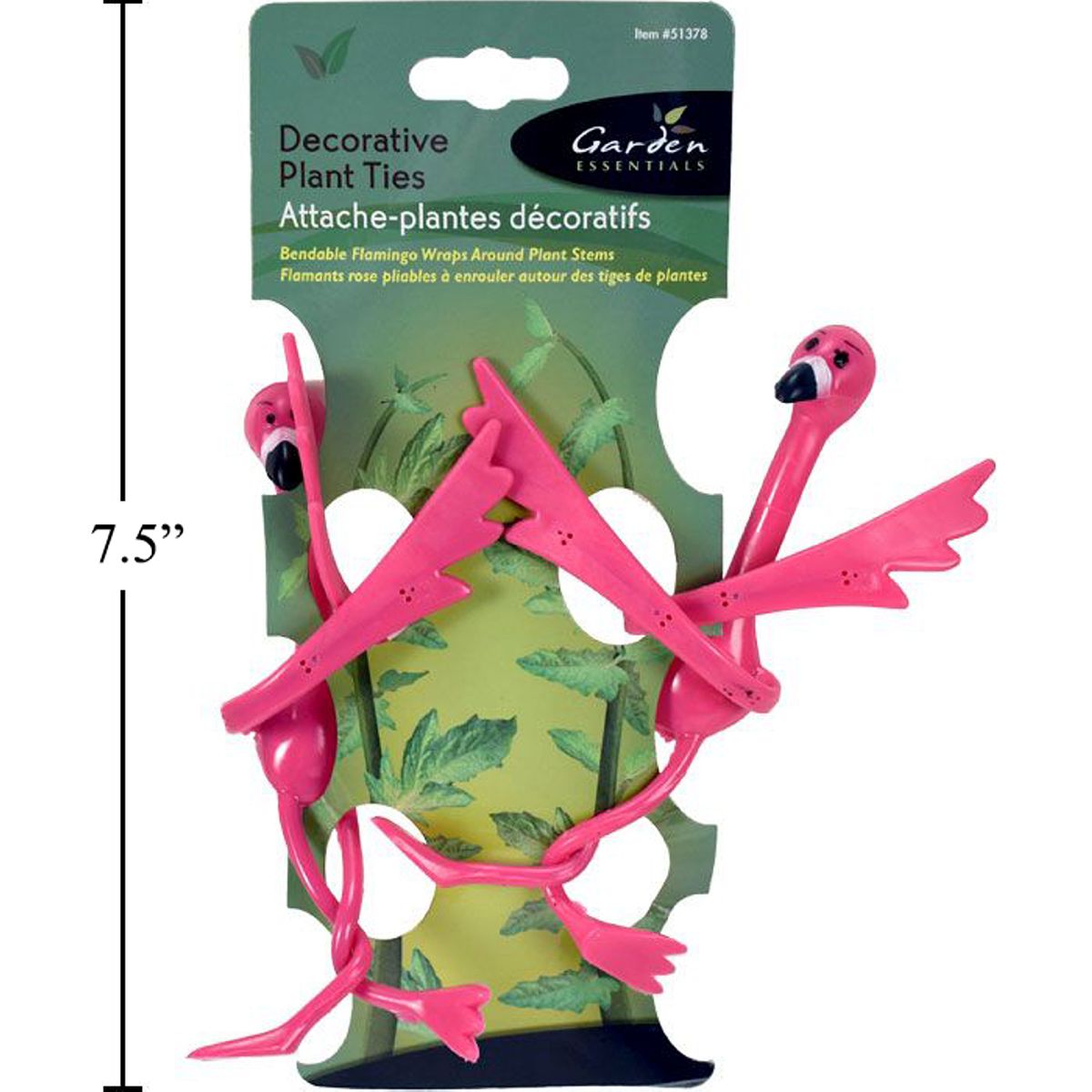 Juego de 2 lazos para plantas de flamencos