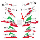 Calcomania guardabarros delantero (TNT25) (TNT25)