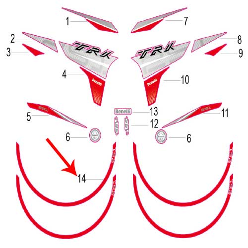 Calcomania del Rin (TRK251)