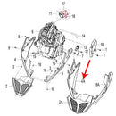 Covertor inferior derecho blanco con calcomanias (TNT25)