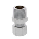 Conector macho de compresión de 3/8" x 3/8" para llaves de ángulo