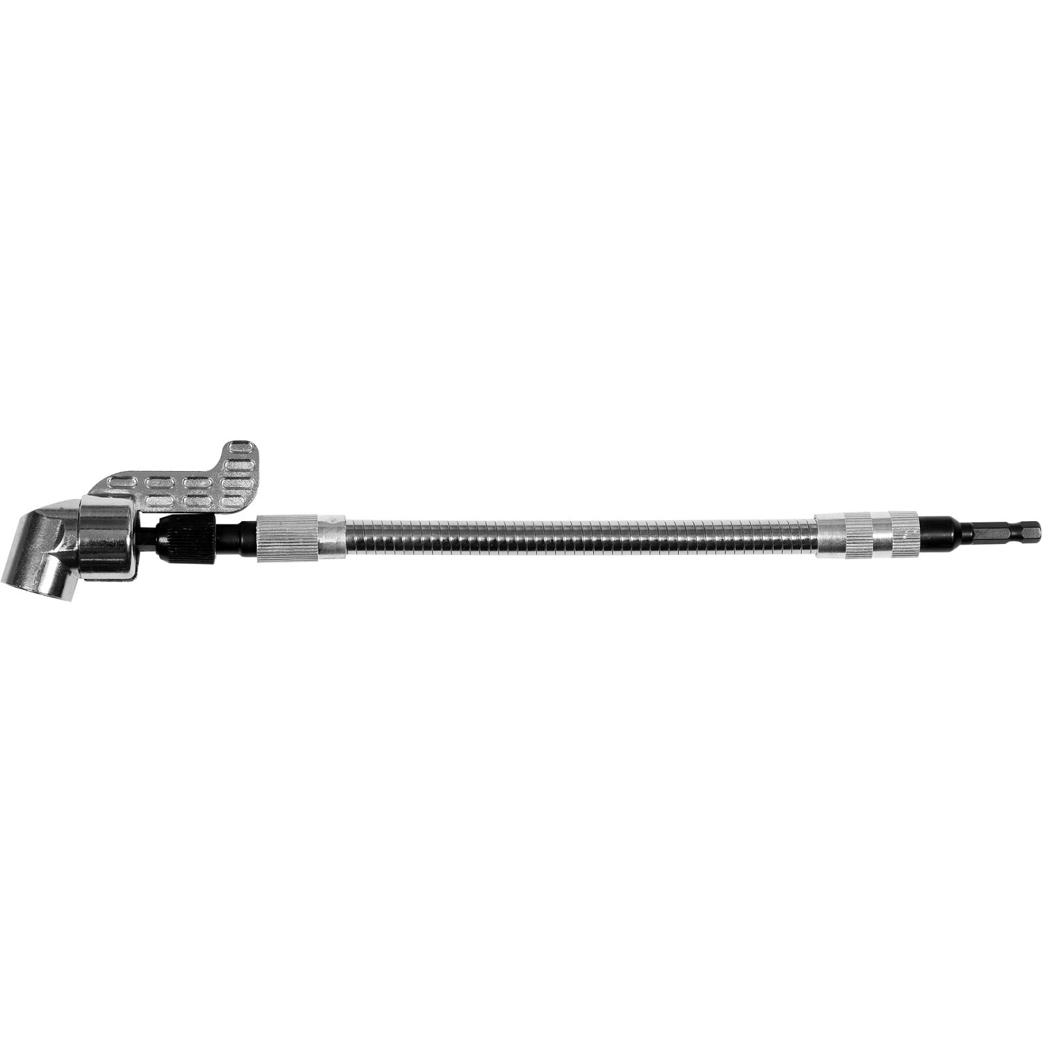 Adaptador extensión de angulo 90 grados para puntas destornillador 1/4" 325mm largo