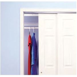 Kit de herrajes para puertas correderas de closets de 48"