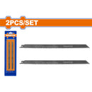 Hojas de sierra sable para alimentos congelados 300mm(12")8TPI. Material: Inoxidable.