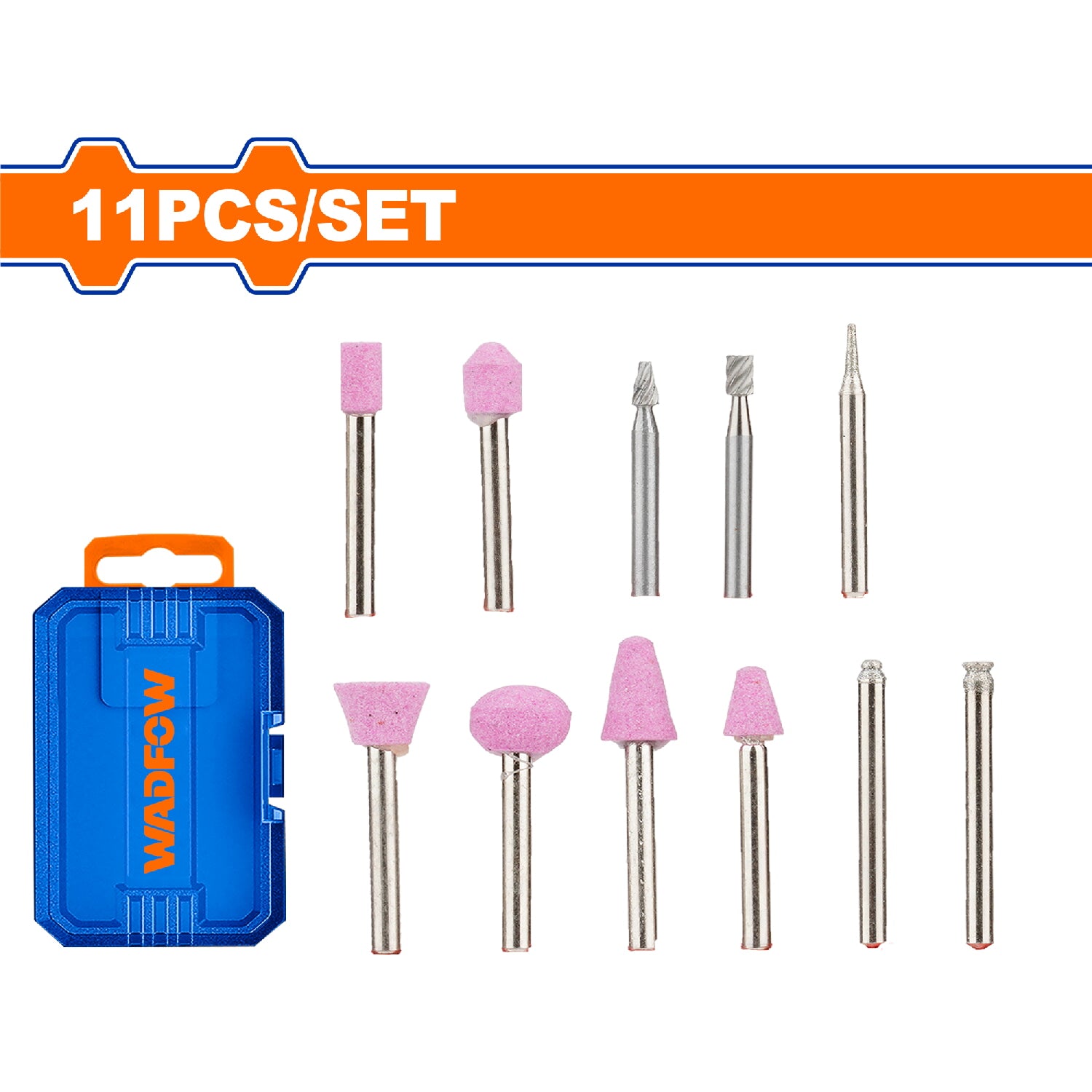 Mini mototool Accesorios 11 piezas (piezas de broca, taladro de diamante, piedra de amolar)