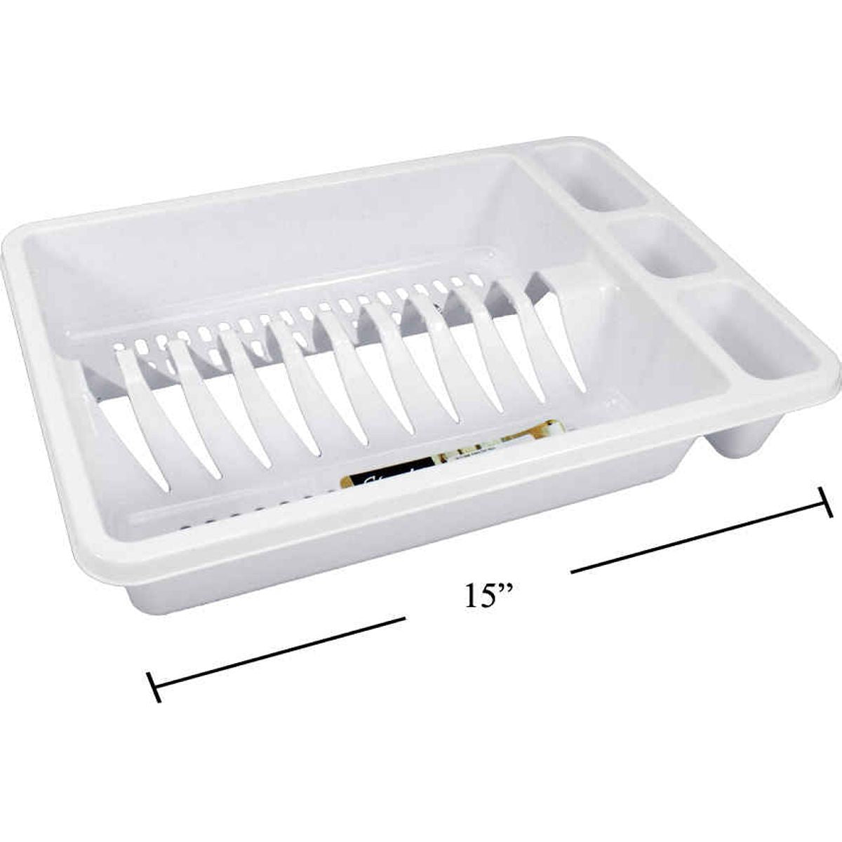 Estante organizador para platos de plástico SiG.Kit 15x10.25x3 "