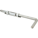 Pasador tipo perno cerrojo interno de barra en forma de L con agujero. L=320mm D=16mm