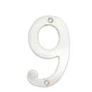 Numero 9 slim 4" cromo satinado Lock