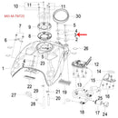 Niple de montaje del tanque (TNT150 / TRK251 / LEONCINO250 / 302S / LEONCINO500)