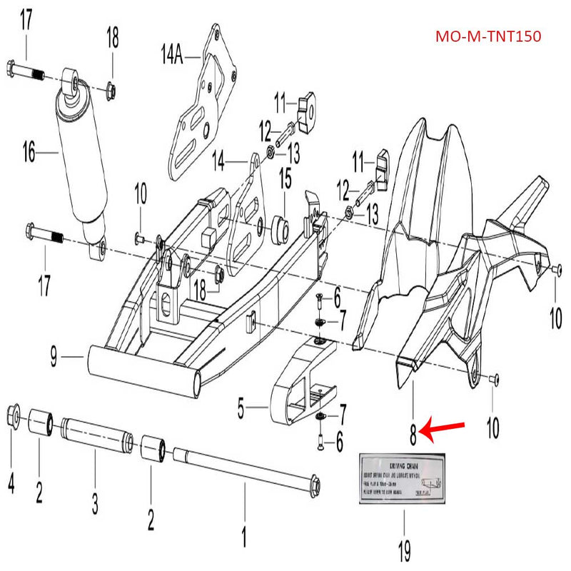 Covertor de cadena (TNT150)
