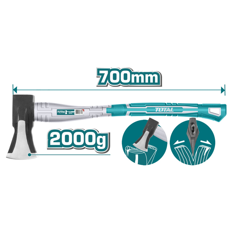 Hacha grande. forjado a gota, Acero 45