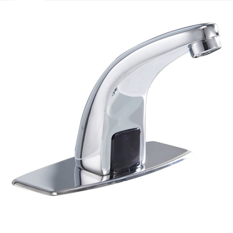 Grifo automatico con sensor para lavamanos. Funciona a Baterias dc 6v o 110V plug. Para agua fria