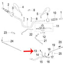 Resorte de pedal de freno trasero (CODIGO NUEVO 40019J040600) (RKG150)